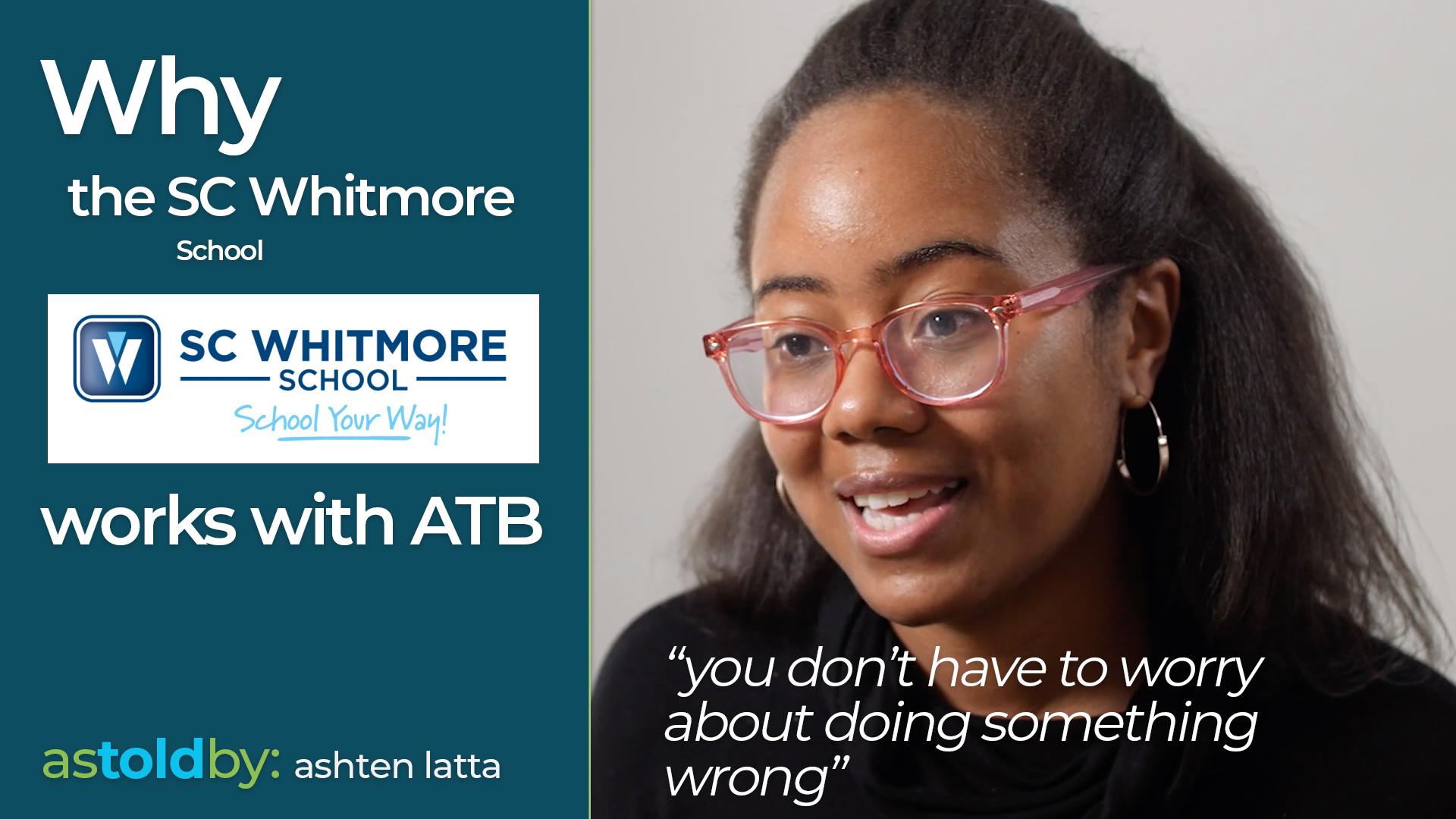 Thumbnail image for Whitmore School Testimonial about why they use ATB for video marketing